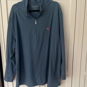 Tommy Bahama Steel Blue Half-Zip Pullover